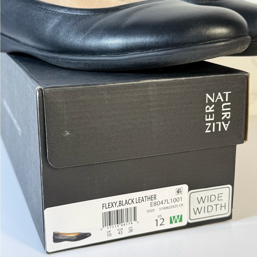 NATURALIZER Flexy 12W Black Pre Owned Flats - Picture 7 of 12